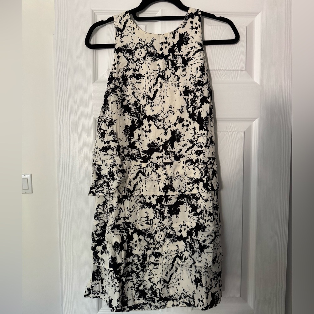 Banana Republic Monochrome Patterned Dress